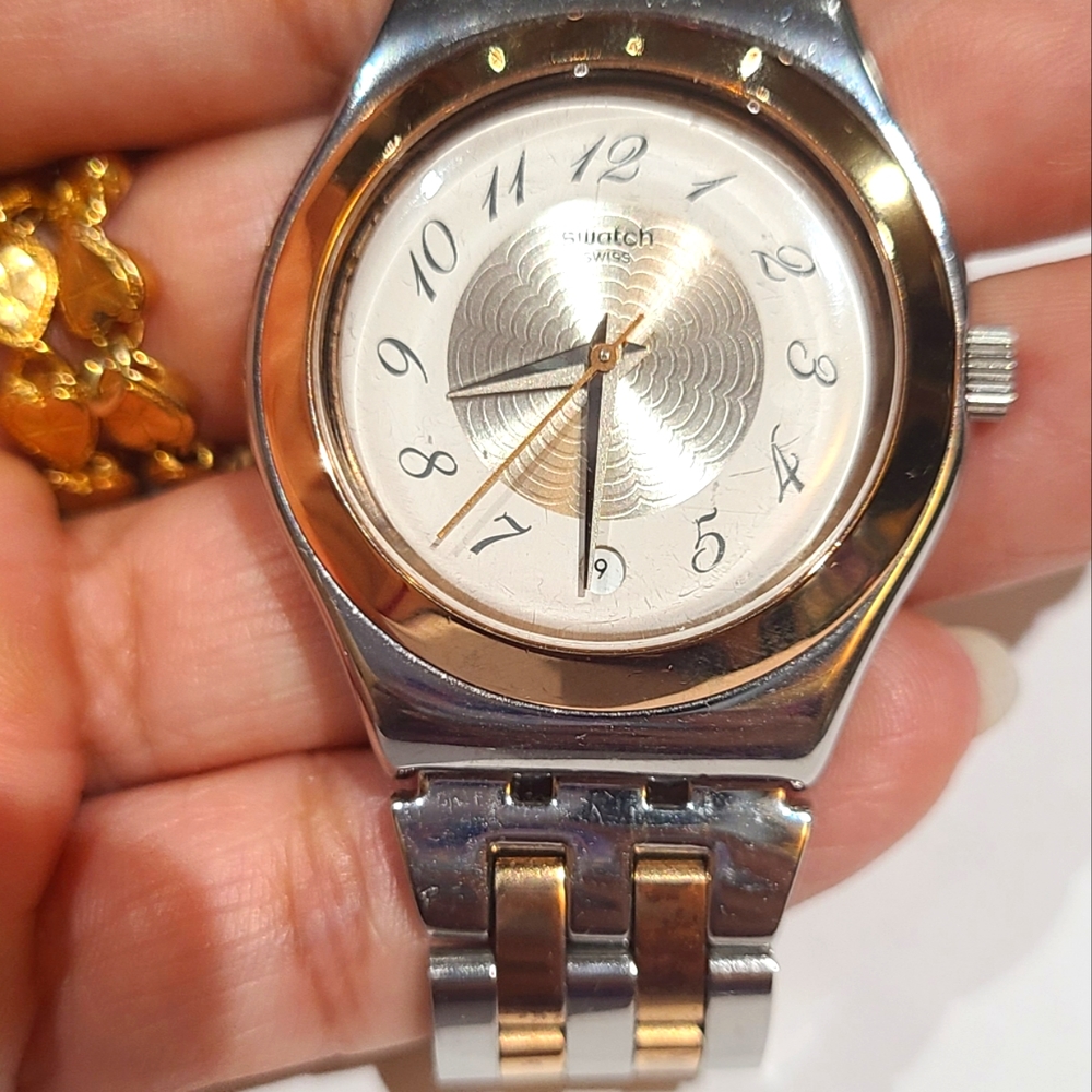 Woman's Swatch Irony stainless steel